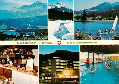 AK / Ansichtskarte  Lenzerheide_GR Sunstar Hotel Teilansichten Buffet Hallenbad Lenzerheide GR