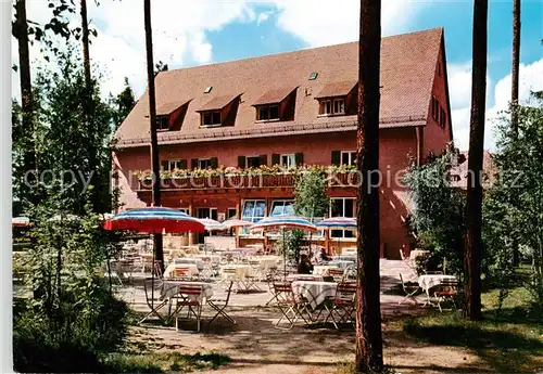 AK / Ansichtskarte 73865771 Rummelsberg_Schwarzenbruck_Nuernberg Hospiz und Freizeitheim mit Terrasse 