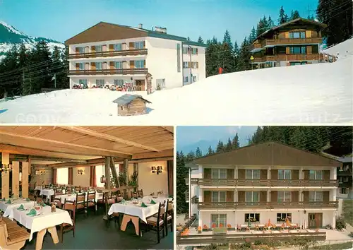 AK / Ansichtskarte  Lenzerheide_GR Sporthotel Restaurant Dieschen Gaststube Terrasse Lenzerheide GR