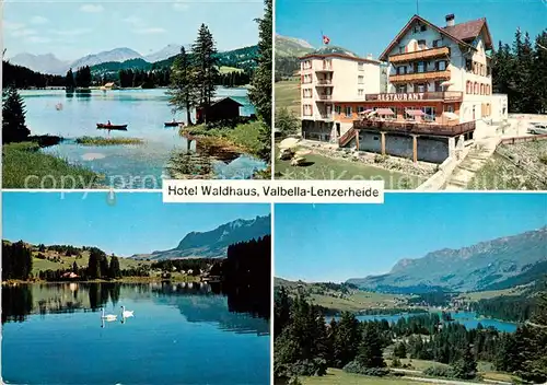 AK / Ansichtskarte  Valbella__Lenzerheide_GR Hotel Waldhaus Teilansichten 