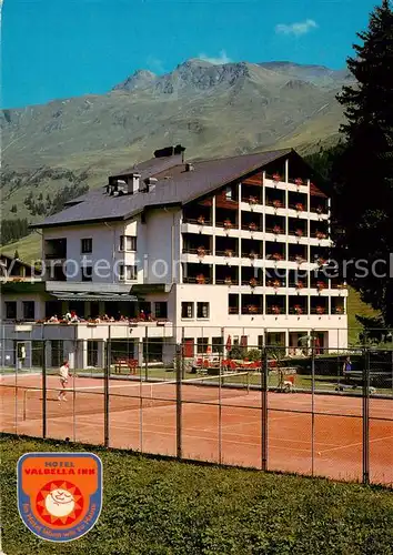 AK / Ansichtskarte  Valbella__Lenzerheide_GR Hotel Valbella Inn Tennisplatz 