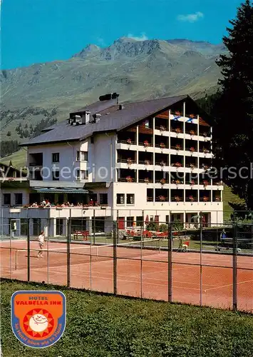 AK / Ansichtskarte  Valbella__Lenzerheide_GR Hotel Valbella Inn Tennisplatz 