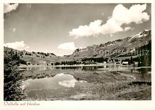 AK / Ansichtskarte  Valbella__Lenzerheide_GR mit Heidsee 