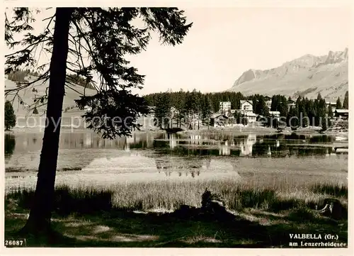 AK / Ansichtskarte  Valbella__Lenzerheide_GR Partie am Heidsee 