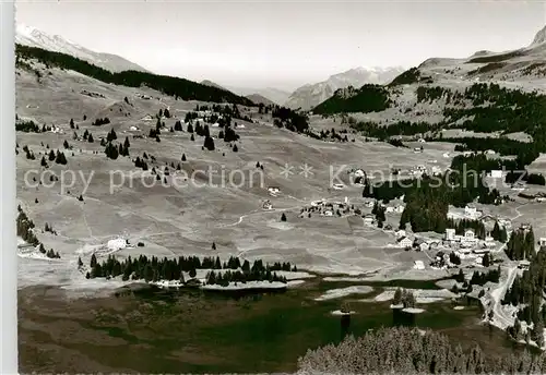 AK / Ansichtskarte  Valbella__Lenzerheide_GR Fliegeraufnahme 