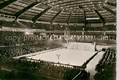 AK / Ansichtskarte 73865873 Dortmund Westfalenhalle Groesste und modernste Sporthalle Europas Eisrevue mit Baran-Falk Dortmund