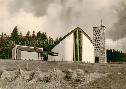 AK / Ansichtskarte  Gersfeld_Rhoen St. Wendelinus-Kapelle am Wachtkueppel Gersfeld Rhoen