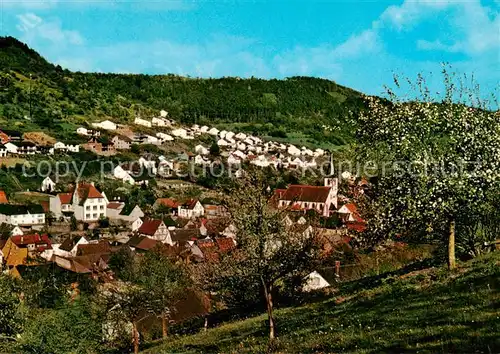 AK / Ansichtskarte  Eichenbuehl__Unterfranken Panorama Baumbluete 