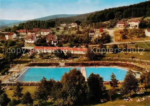 AK / Ansichtskarte  Moenchberg__Spessart Spessartbad Freibad 