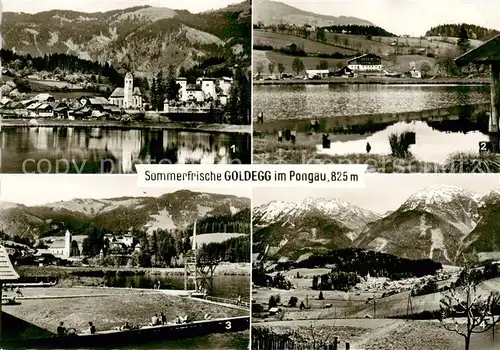 AK / Ansichtskarte  Goldegg_Pongau_AT Teilansichten Schwimmbad 