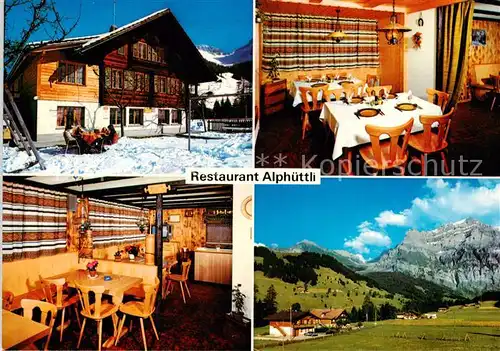 AK / Ansichtskarte  Bonderlen Restaurant Alphuettli Gastraeume Panorama 