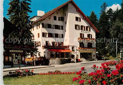 AK / Ansichtskarte  Flims_Waldhaus Hotel Restaurant Waldeck Flims Waldhaus