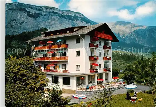 AK / Ansichtskarte  Flims_Waldhaus Hotel Pension Cresta Flims Waldhaus