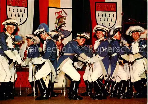 AK / Ansichtskarte  Koeln__Rhein Karneval Stippe Foettcheder Blauen Funken 