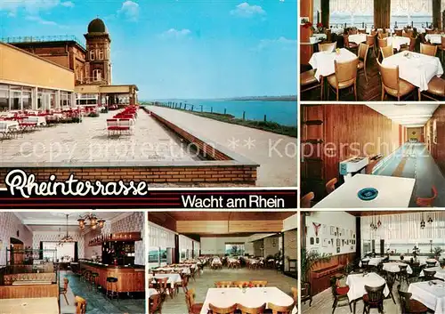 AK / Ansichtskarte 73866123 Buederich_Wesel Rheinterrasse Wacht am Rhein Gastraeume Terrasse Buederich Wesel