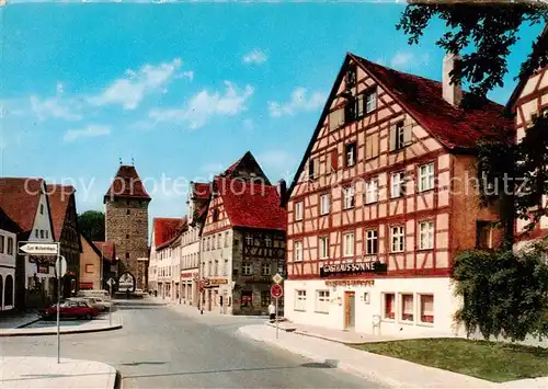 AK / Ansichtskarte  Altdorf_Nuernberg Oberer Markt Stadttor Fachwerkhaeuser Altdorf Nuernberg