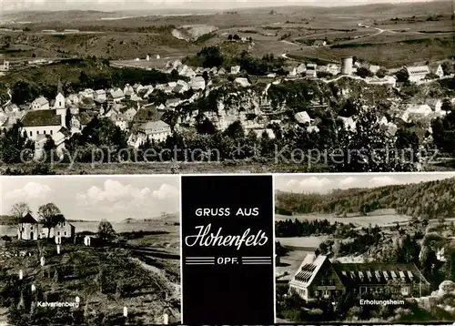 AK / Ansichtskarte 73866217 Hohenfels_Oberpfalz Panorama Kalvarienberg Erholungsheim Hohenfels Oberpfalz