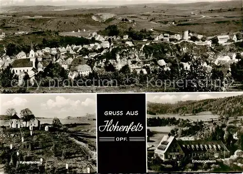 AK / Ansichtskarte  Hohenfels_Oberpfalz Panorama Kalvarienberg Erholungsheim Hohenfels Oberpfalz