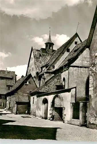 AK / Ansichtskarte  Hersbruck Motiv an der Spitalkirche Hersbruck