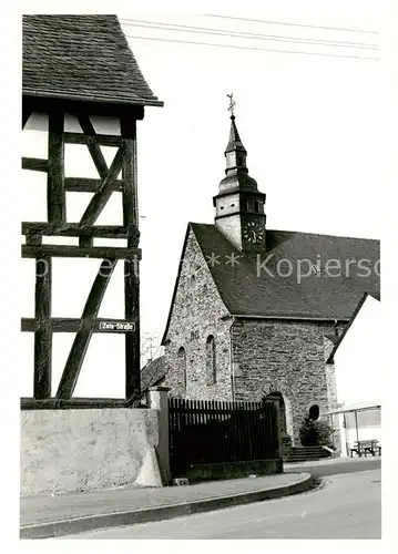 AK / Ansichtskarte 73866225 Presberg_Rheingau_Ruedesheim Motiv mit Kirche 