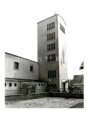 AK / Ansichtskarte 73866226 Niederhoechstadt_Taunus Kirche Verlagsstempel Niederhoechstadt_Taunus