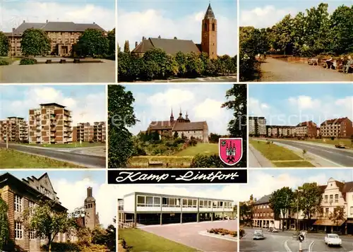 AK / Ansichtskarte 73866236 Kamp-Lintfort Teilansichten Kirche Park Schule  Kamp-Lintfort