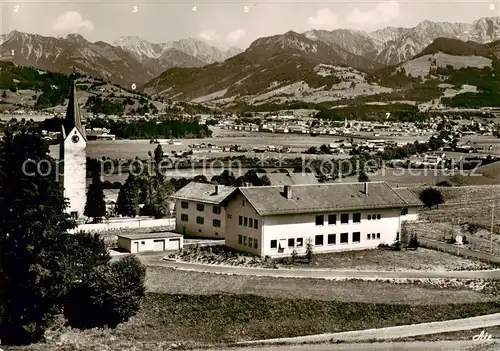 AK / Ansichtskarte  Seifriedsberg_Sonthofen Fliegeraufnahme mit Jugendhaus Elia Seifriedsberg Sonthofen