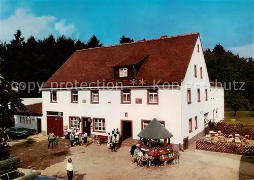 AK / Ansichtskarte  Eschau_Unterfranken Gasthaus Pension Hundsrueck Eschau Unterfranken