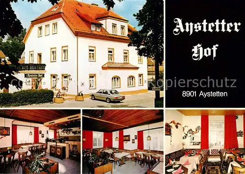 AK / Ansichtskarte 73866292 Aystetten Aystetter Hof Gastraeume Aystetten