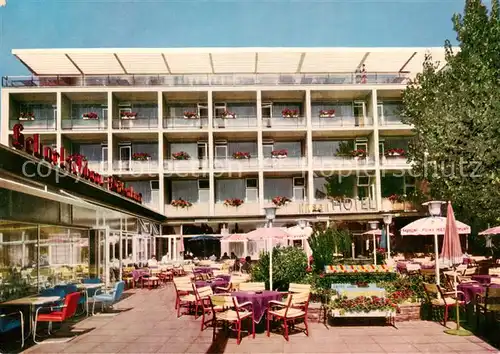 AK / Ansichtskarte 73866305 Heilbronn_Neckar Insel Hotel Heilbronn Freiterrasse Heilbronn Neckar