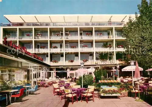 AK / Ansichtskarte  Heilbronn_Neckar Insel Hotel Heilbronn Freiterrasse Heilbronn Neckar