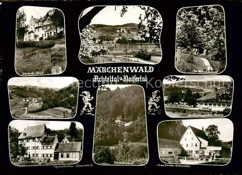 AK / Ansichtskarte  Diepoltsdorf Maerchenwald Achteltal und Naisertal Kurhaus Autobahnraststaette Sanatorium Wachsteinhaus Jugendherberge Diepoltsdorf