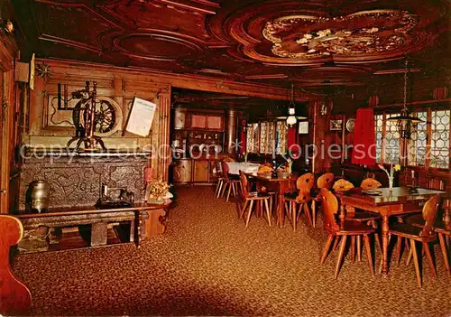 AK / Ansichtskarte  Disentis_GR Restaurant Alte Buendnerstube Disentis GR