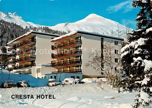 AK / Ansichtskarte  Davos-Platz_GR Cresta Hotel Wintersportplatz Alpen 