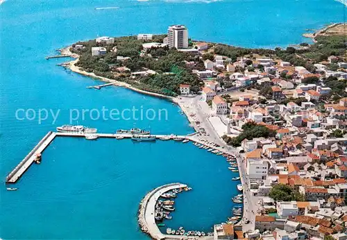 AK / Ansichtskarte 73866404 Vodice_Croatia Hafen Halbinsel 