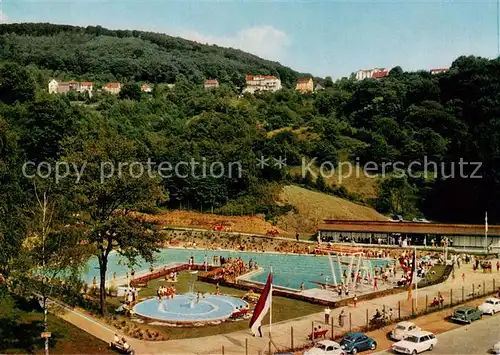 AK / Ansichtskarte  Lindenfels_Odenwald Freibad Lindenfels Odenwald