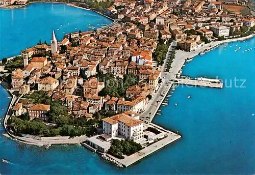 AK / Ansichtskarte  Porec_Croatia Halbinsel Altstadt Hafen 