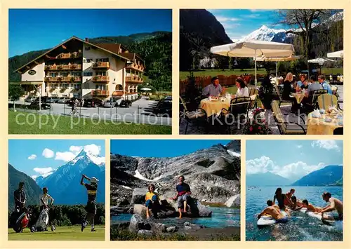 AK / Ansichtskarte 73866427 Zell_See_AT Hotel Kaprunerhof Golfanlage Bergwandern Wassersport 