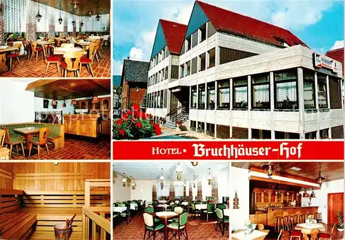 AK / Ansichtskarte 73866444 Hamm__Westfalen Hotel Bruchhaeuser Hof Gastraeume Bar Sauna 