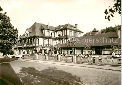 AK / Ansichtskarte  Sitzendorf_Thueringen HO Hotel Zur Linde Sitzendorf Thueringen