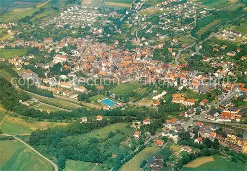 AK / Ansichtskarte  Neukirchen_Huenfeld Fliegeraufnahme Neukirchen Huenfeld