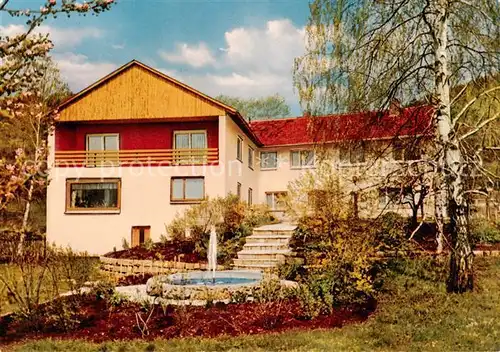 AK / Ansichtskarte  Eichelsdorf_Hessen Pension Schwedenschanze Eichelsdorf Hessen