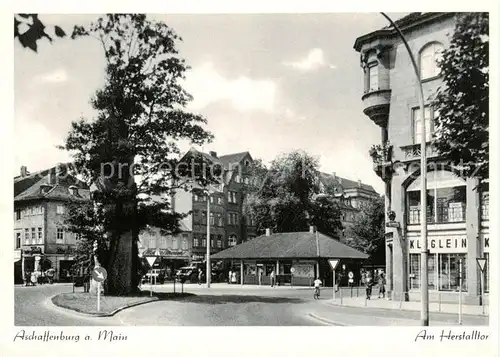 AK / Ansichtskarte  Aschaffenburg_Main Am Herstalltor Aschaffenburg Main