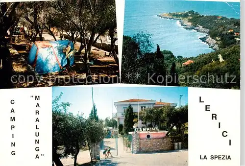 AK / Ansichtskarte 73866472 Lerici_La_Spezia_IT Camping Maralunga Soggiorno Tranquillo 