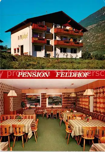 AK / Ansichtskarte  Kastellbell_Vinschgau_Suedtirol Pension Feldhof Gaststube Kastellbell_Vinschgau