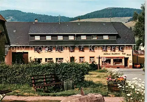 AK / Ansichtskarte  Bernau_Schwarzwald Cafe Baeckerei Stoll Bernau Schwarzwald