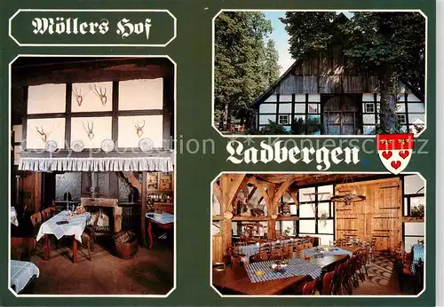 AK / Ansichtskarte  Ladbergen Altes Gasthaus Moellers Hof Gastraeume Ladbergen