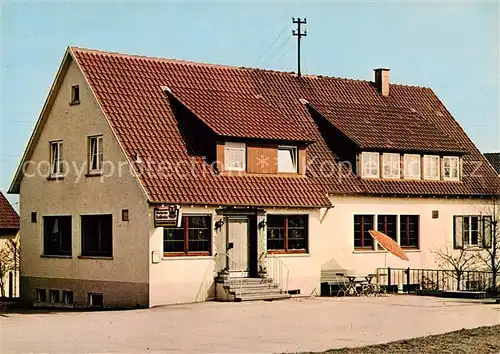 AK / Ansichtskarte 73866548 Grossaspach Gaststaette Franz Kube Grossaspach