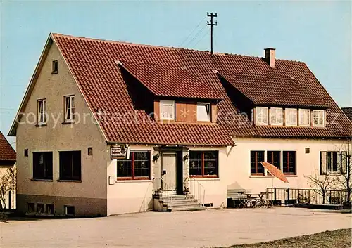 AK / Ansichtskarte  Grossaspach Gaststaette Franz Kube Grossaspach