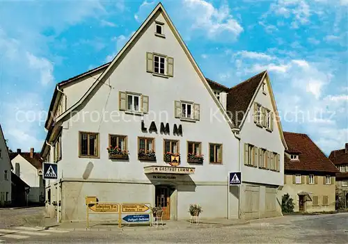 AK / Ansichtskarte  Grossaspach Gasthof Lamm Grossaspach